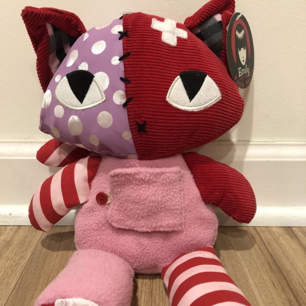 NWT Emily The Strange Plush 2004 Change of Heart Rare Vintage Patch Works Doll